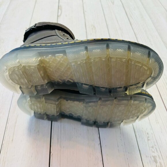 Dr Martens Combs Tech Gray Boots - Picture 6 of 6